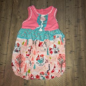 Ricrac and Ruffles Bubble 6/9M